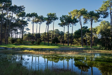 The 14th green on the Aroeira Pines Classic course